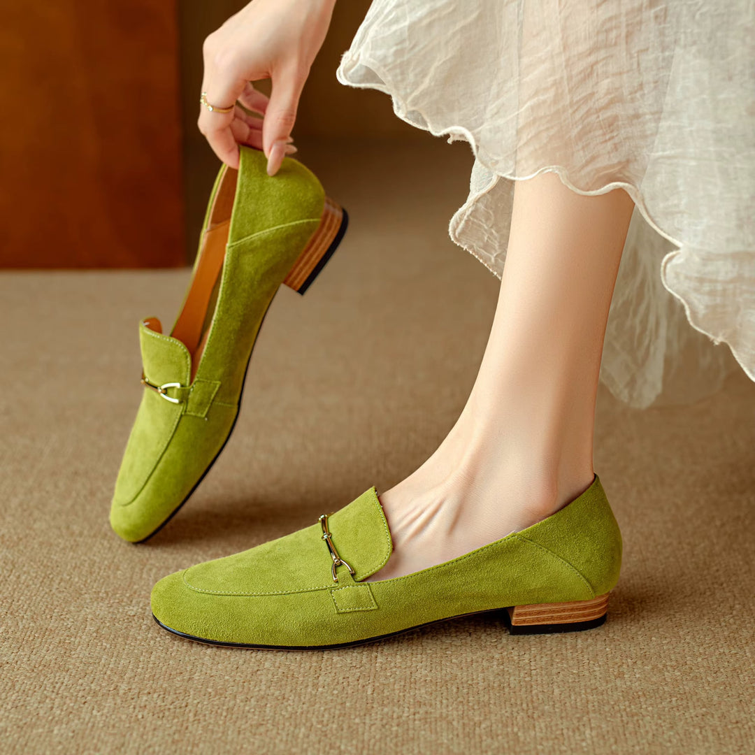 Jess Genuine Leather Loafers — photo 18
