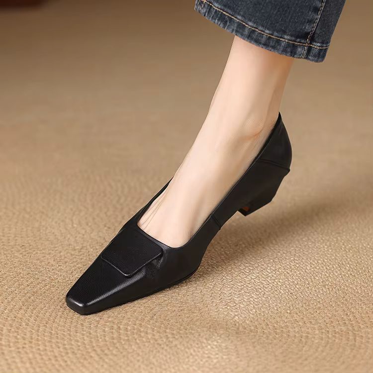 Zelda Genuine Leather Heels — photo 5