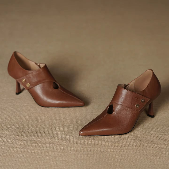 Verena Genuine Leather Heels — photo 20