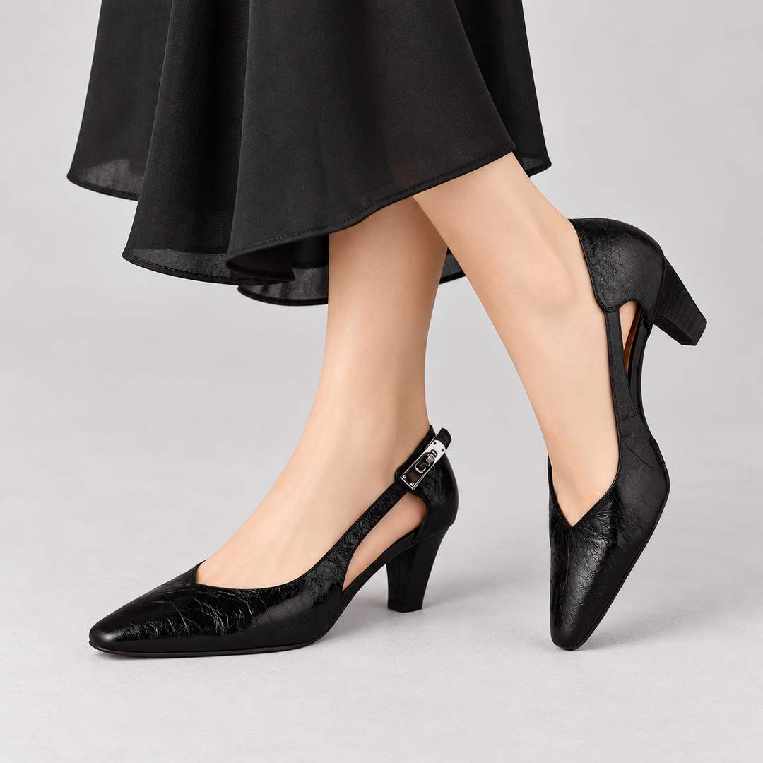 Annora Genuine Leather Heels