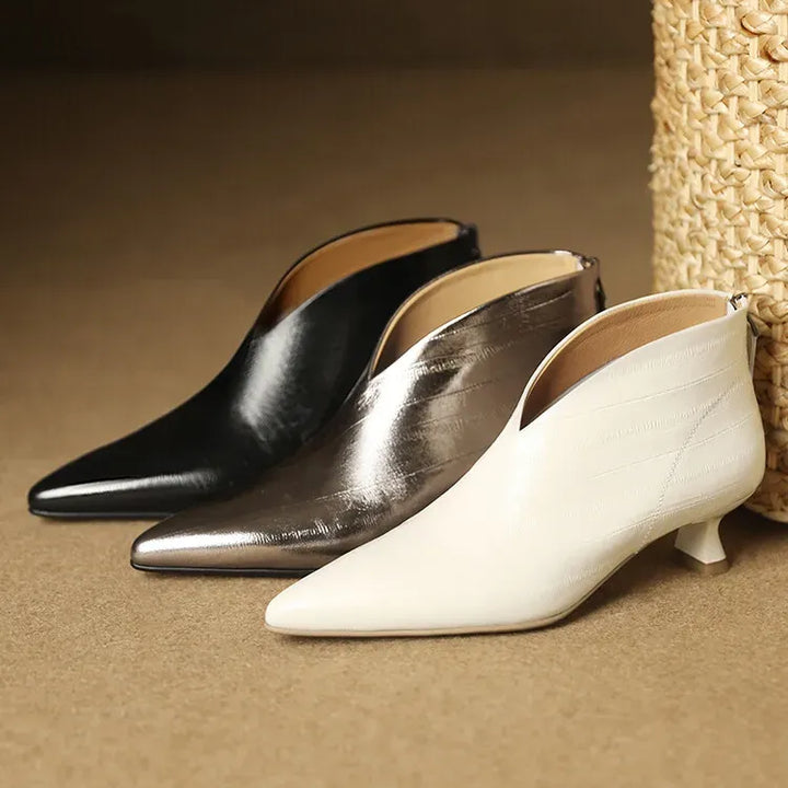 Clara Genuine Leather Ankle Boots — photo 1