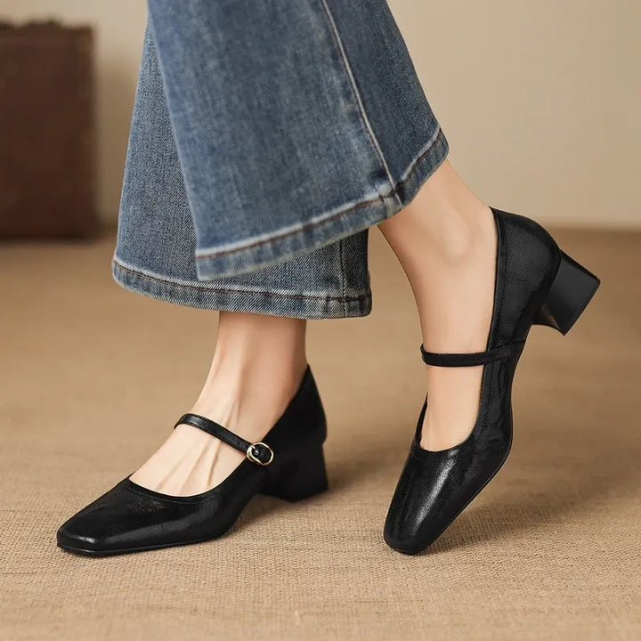 Serena Sheepskin Mary Jane Shoes — photo 19