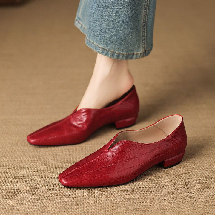 Miranda Genuine Leather Pumps — photo 1