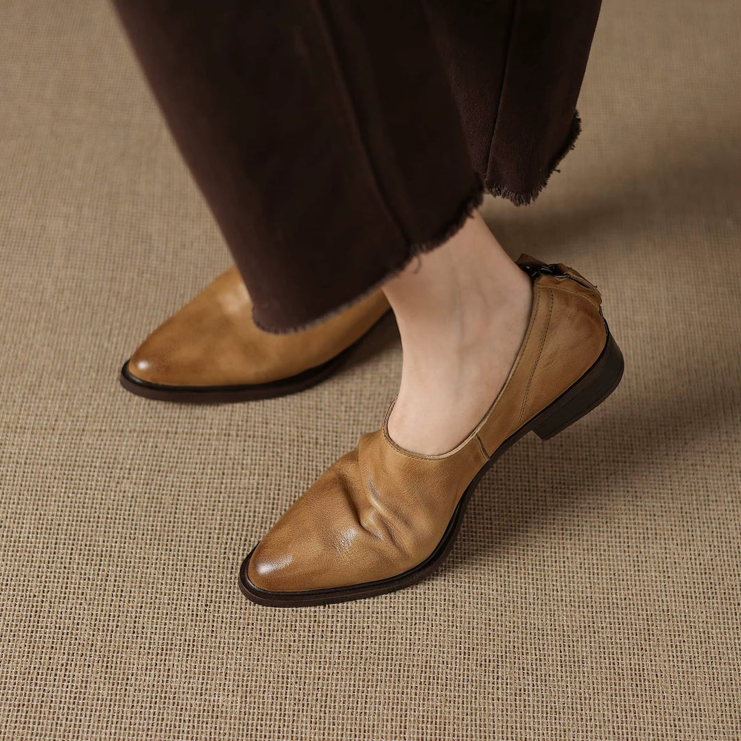 Reba Genuine Leather Loafers — photo 24
