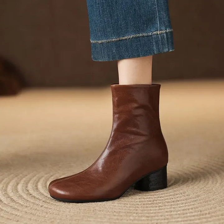 Clara Genuine Leather Boots — photo 11