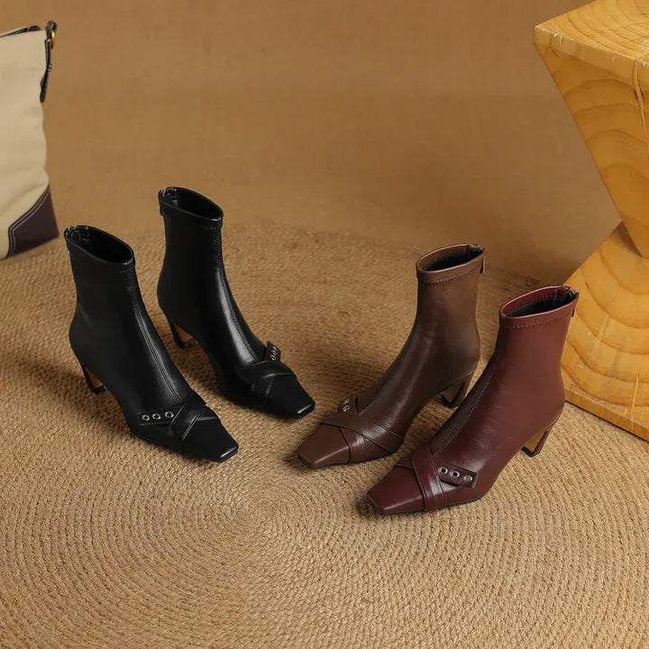 Elena Square Toe Boots — photo 1