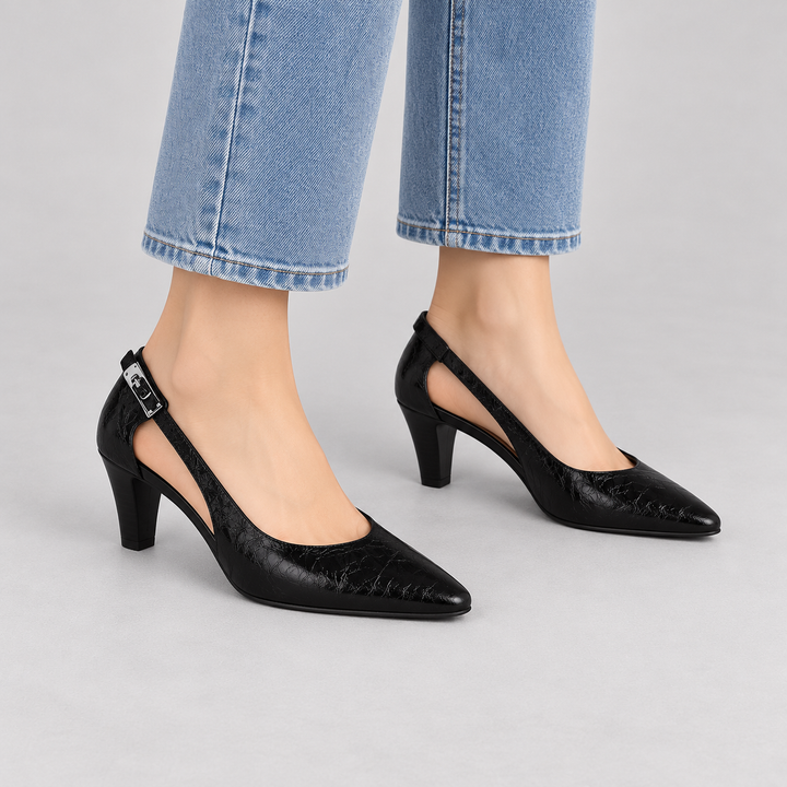 Annora Genuine Leather Heels