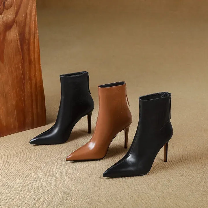 Elena Genuine Leather Boots — photo 11