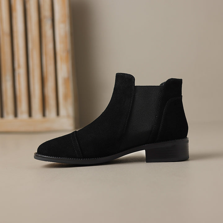 Zadie Genuine Suede Boots