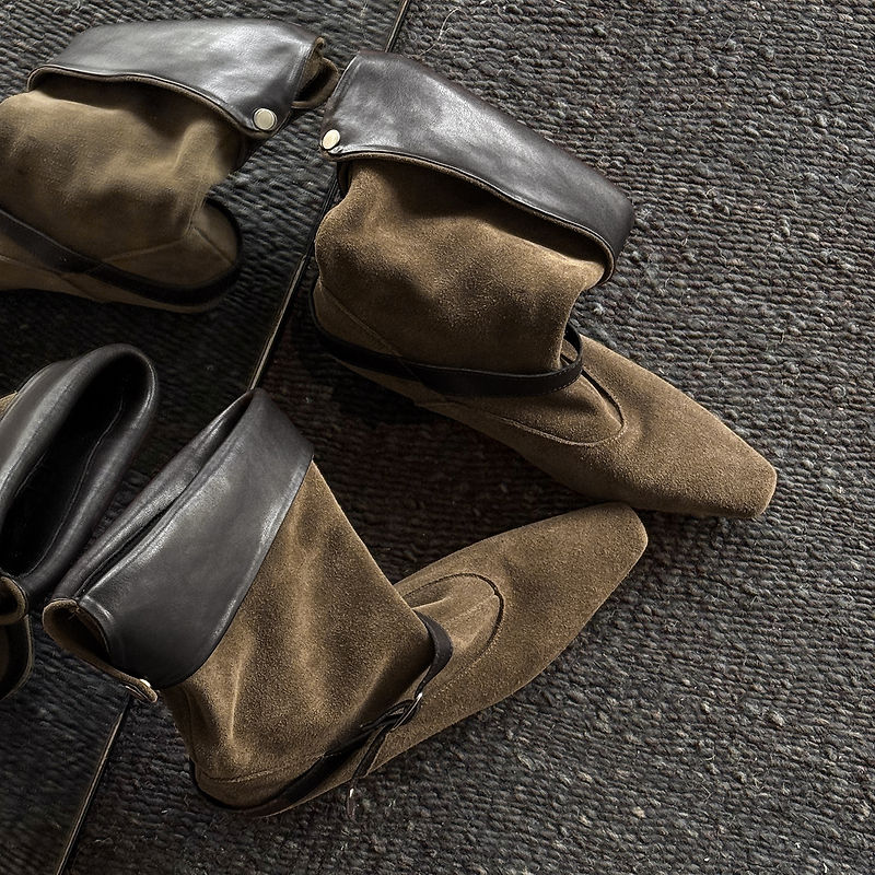 Queli Genuine Suede Boots