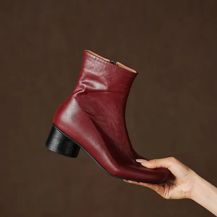 Clara Genuine Leather Boots — photo 8