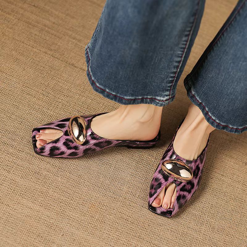 Ivona Genuine Leather Mules — photo 4