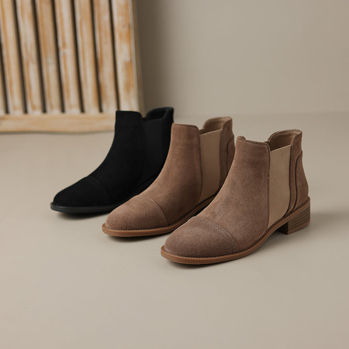 Zadie Genuine Suede Boots