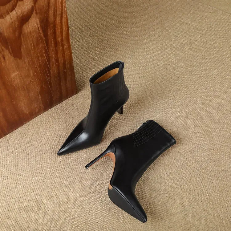 Elena Genuine Leather Boots — photo 13