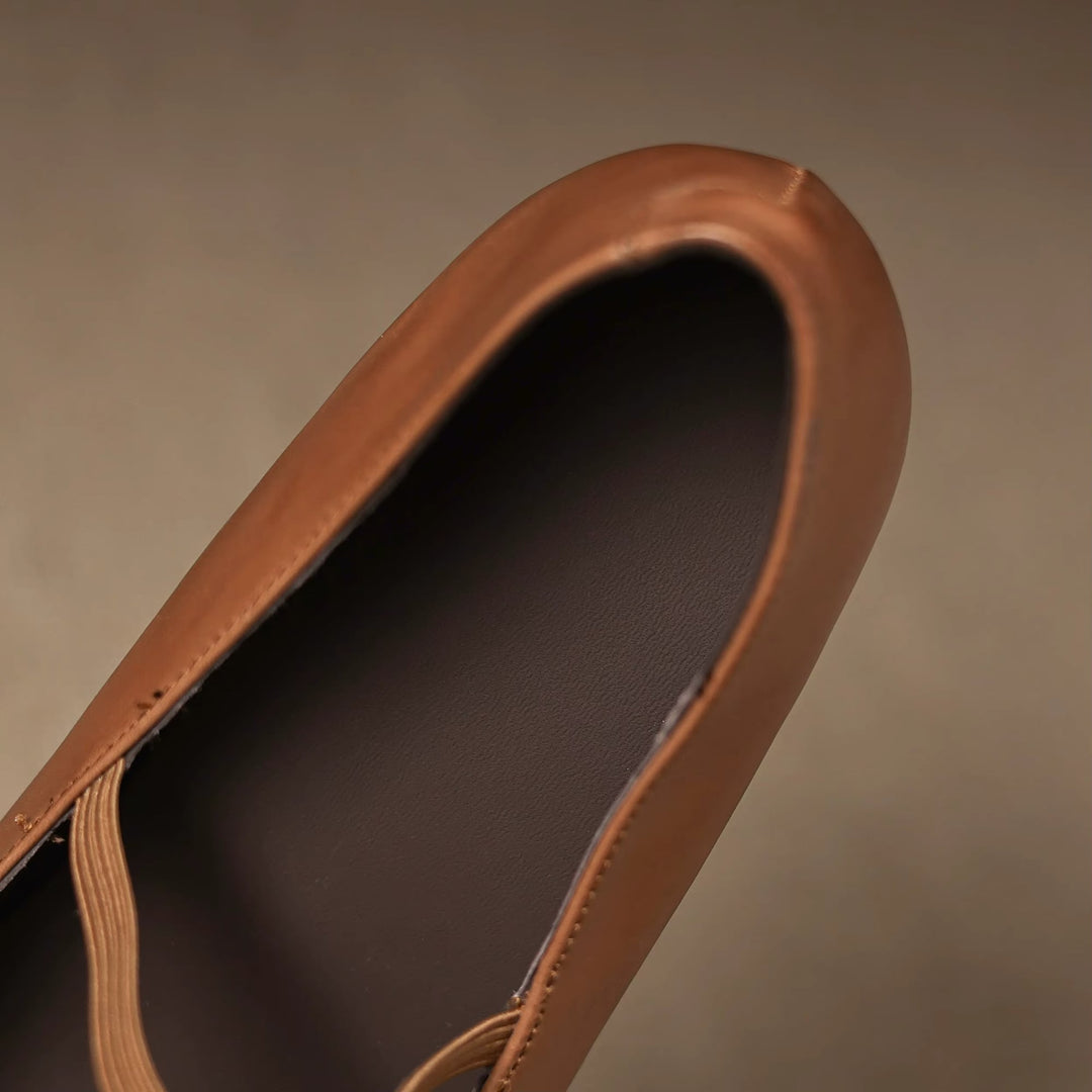 Larkin Genuine Leather Mary Jane Heels — photo 3