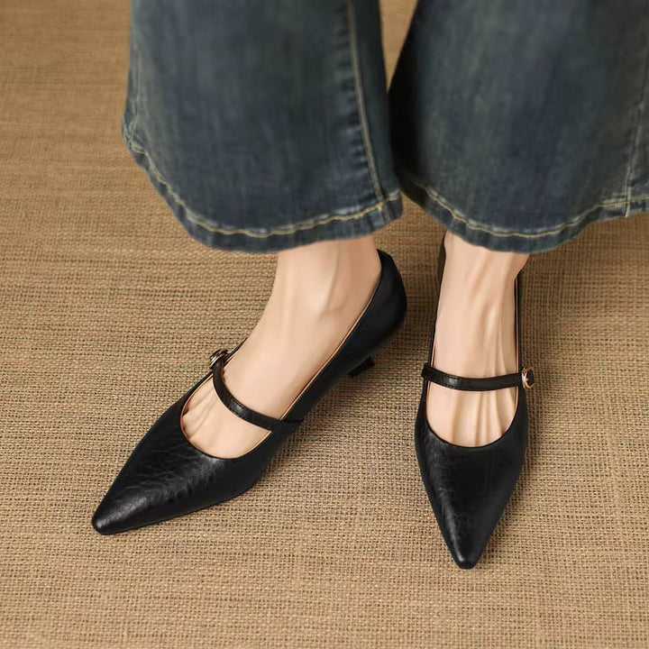 Rosita Genuine Leather Heels — photo 16