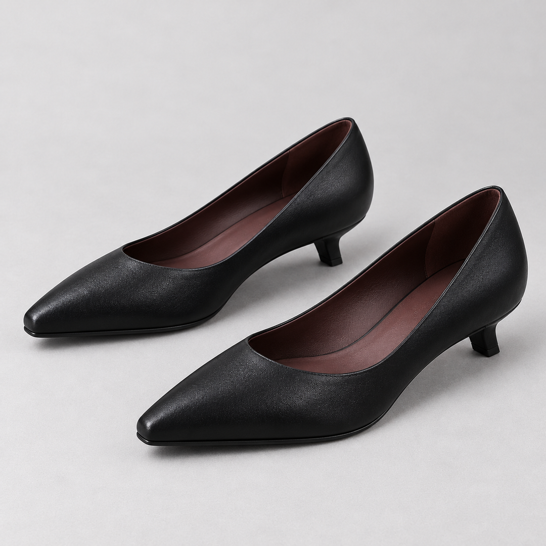 Evelyn Genuine Leather Heels