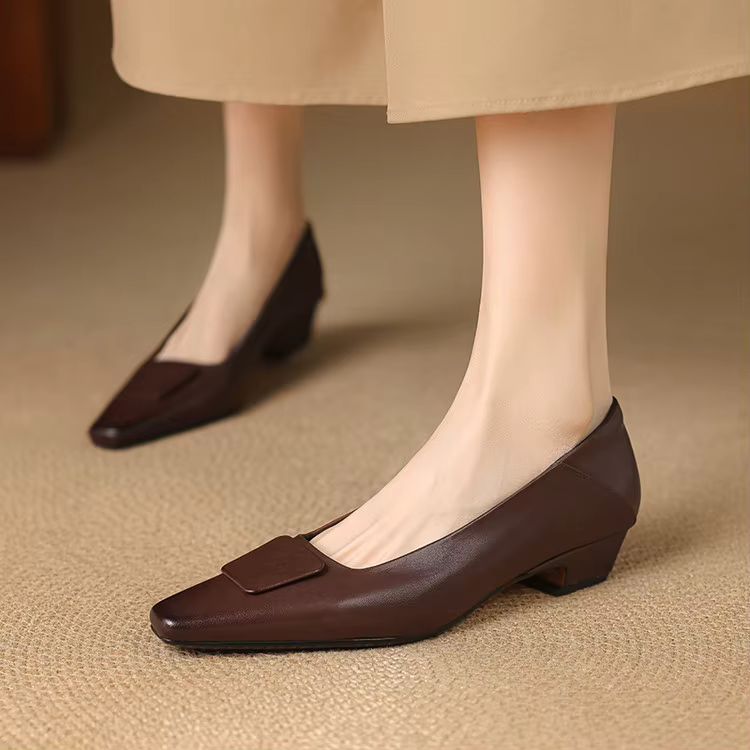 Zelda Genuine Leather Heels — photo 8
