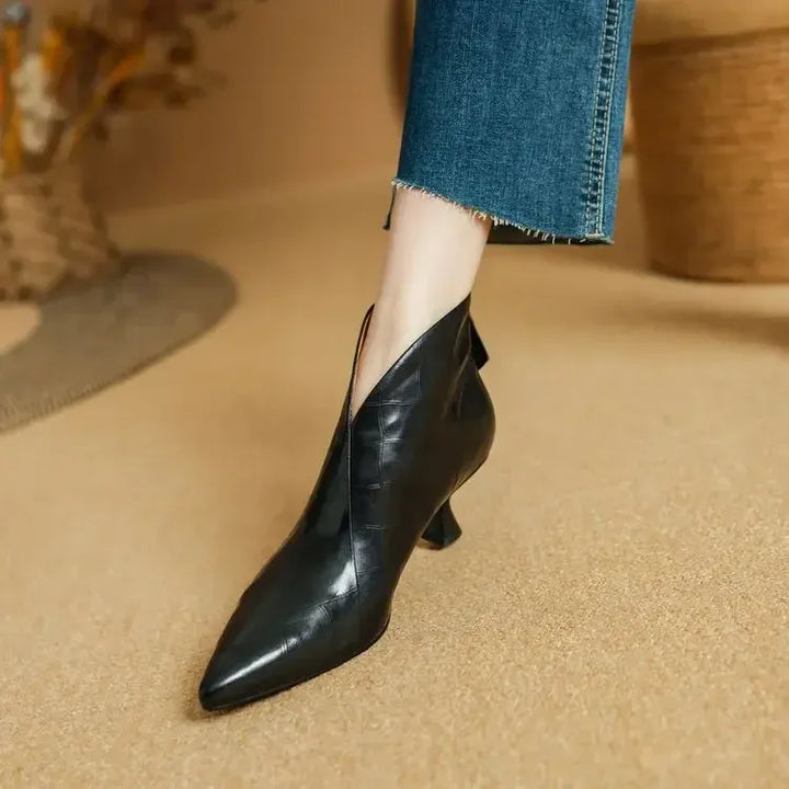 Annika Genuine Leather Boots — photo 10