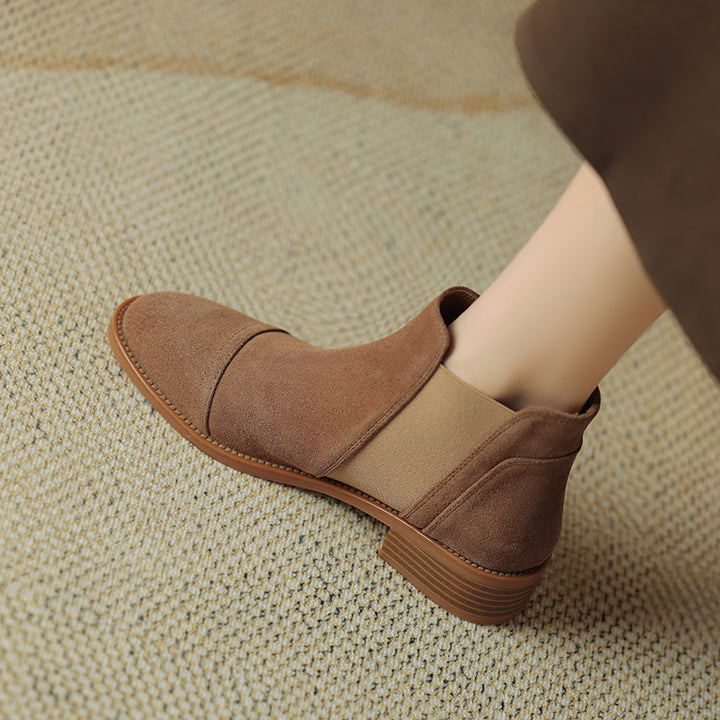 Zadie Genuine Suede Boots