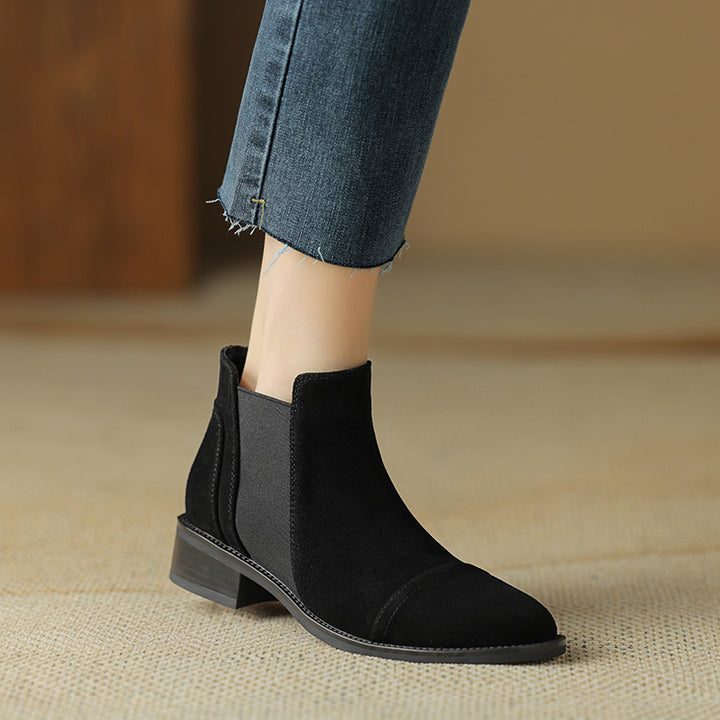Zadie Genuine Suede Boots