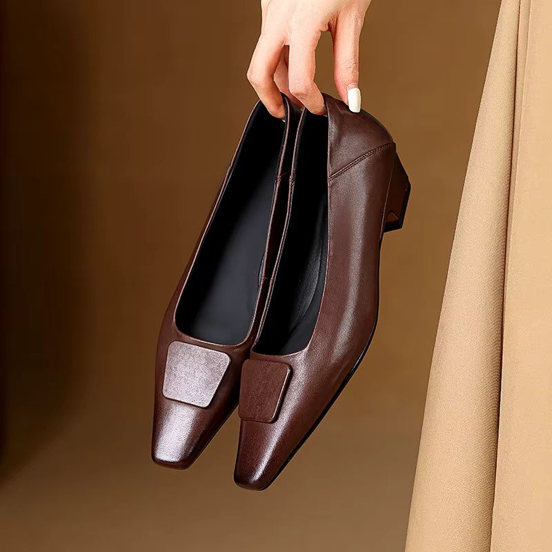 Zelda Genuine Leather Heels — photo 1