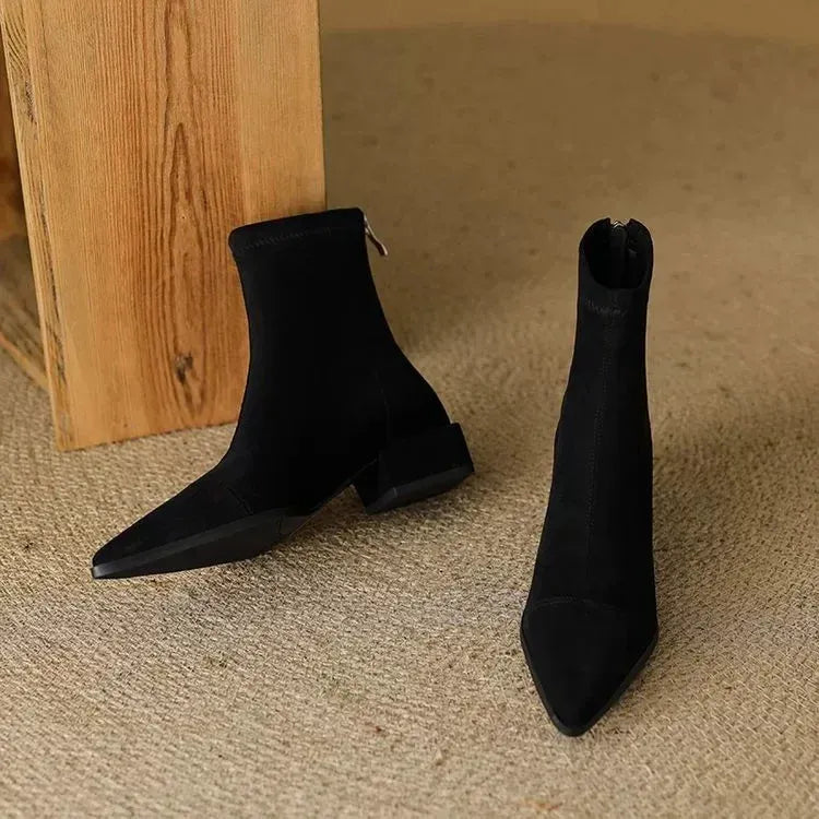 Marina Pointed-Toe Short Boots — photo 16