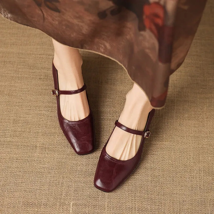 Serena Sheepskin Mary Jane Shoes — photo 15