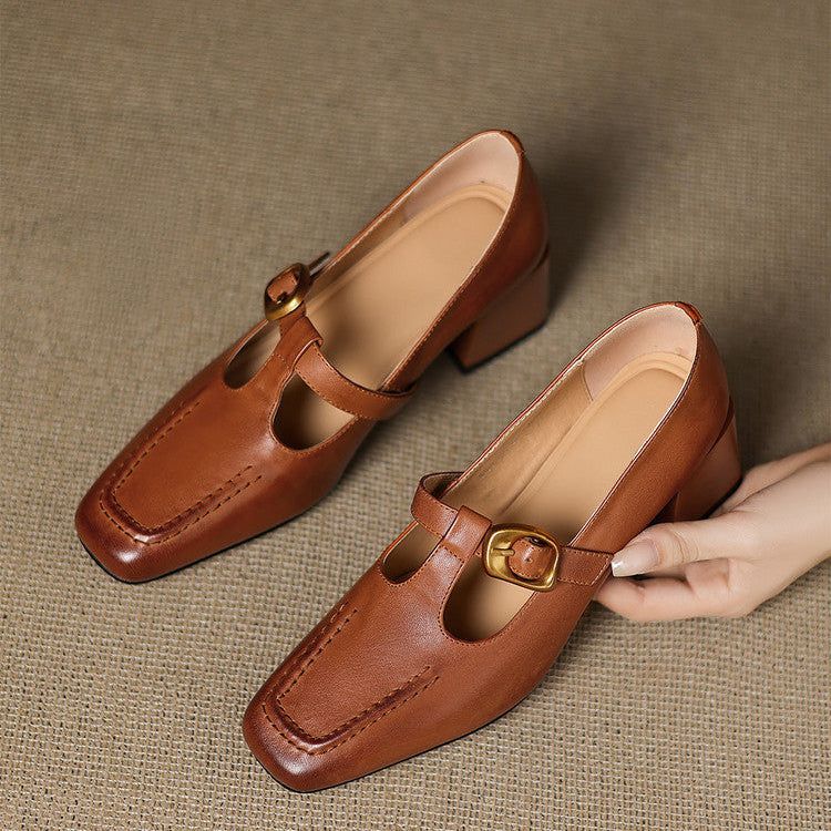 Morgan Genuine Leather Heels — photo 4