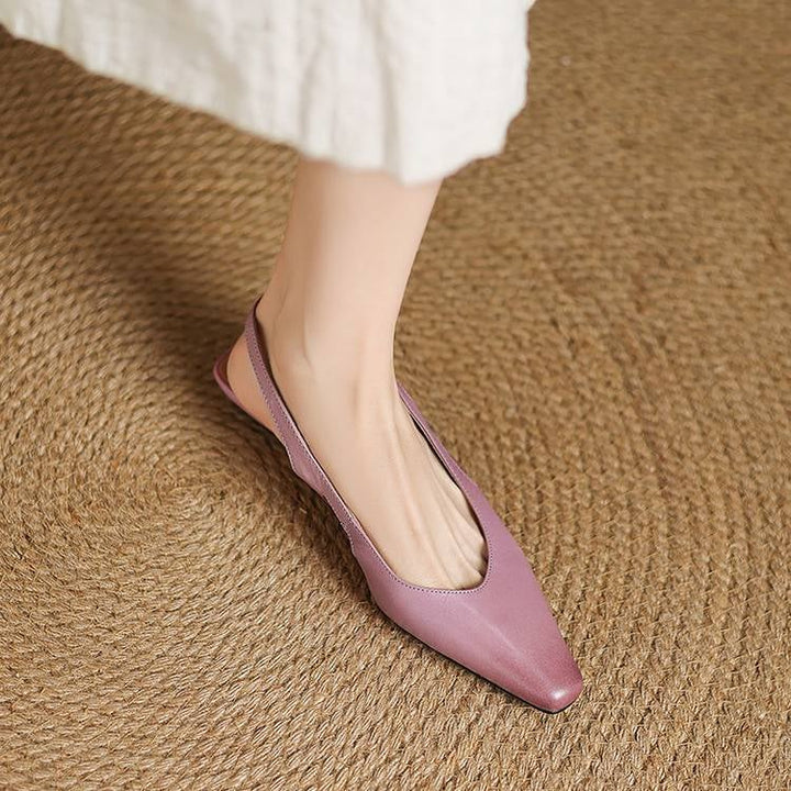 Athena Genuine Leather Slingbacks — photo 31