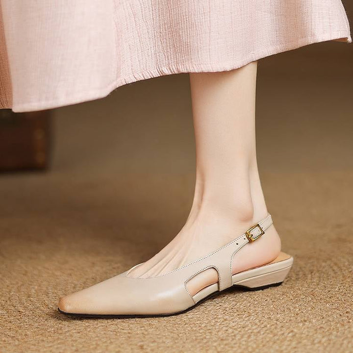 Athena Genuine Leather Slingbacks — photo 6