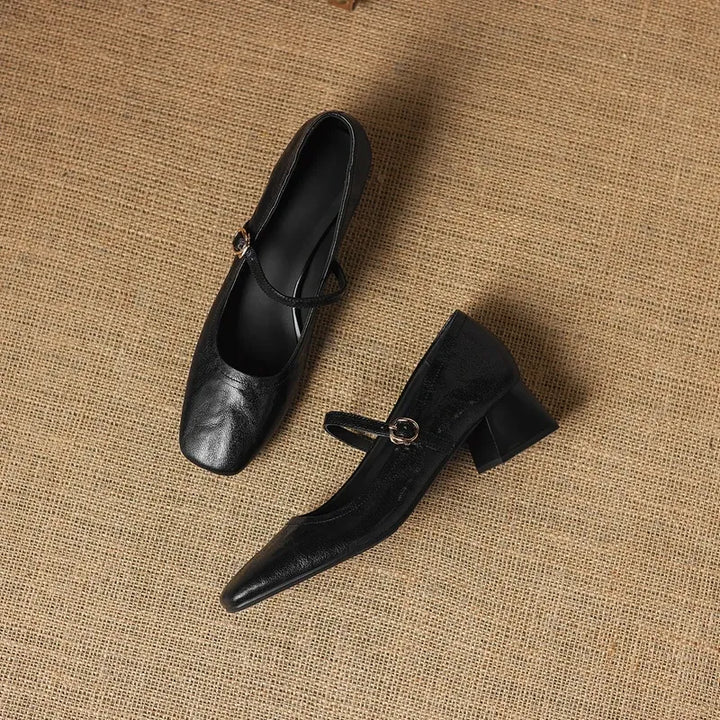 Serena Sheepskin Mary Jane Shoes — photo 10