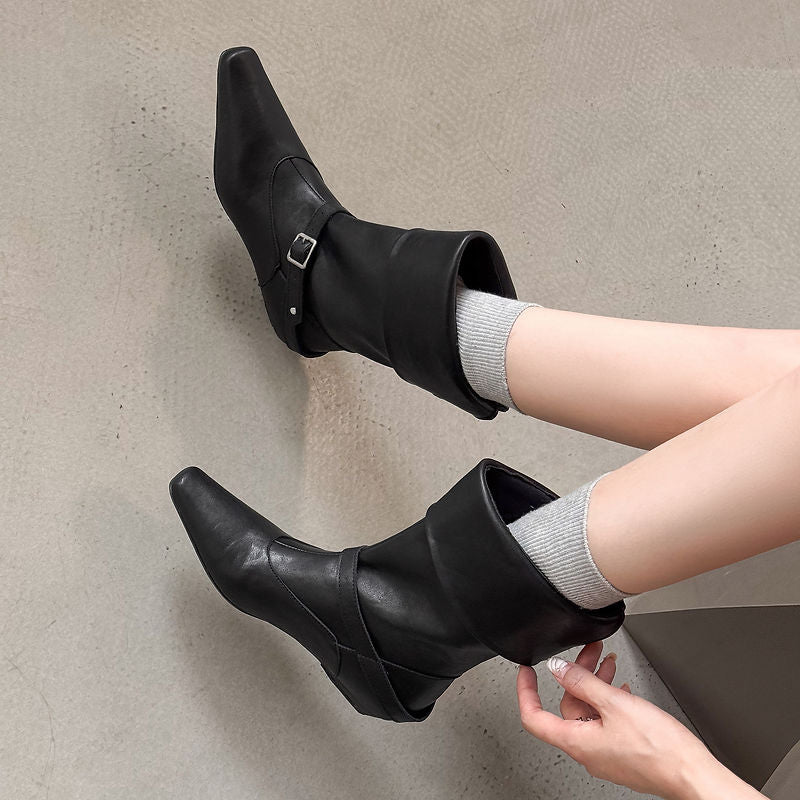 Queli Genuine Suede Boots