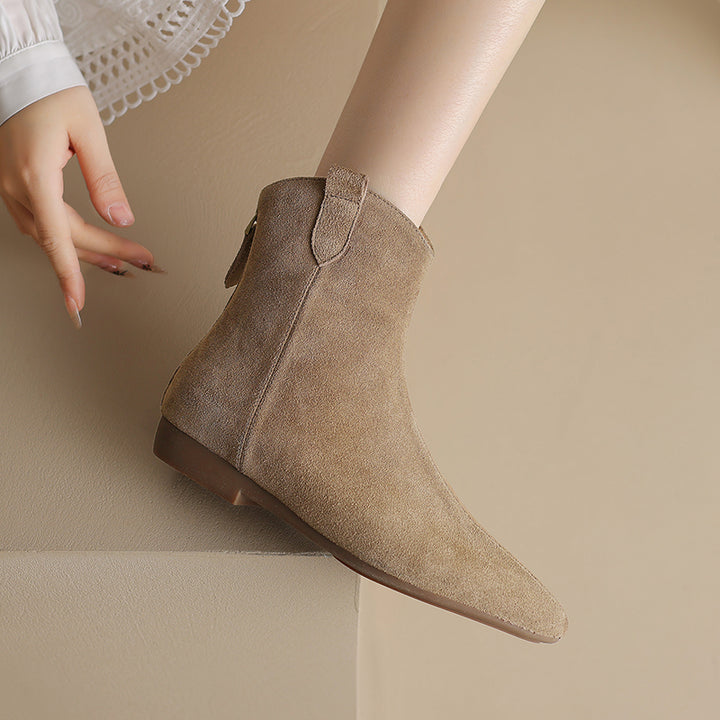 Renata Genuine Suede Chelsea Boots