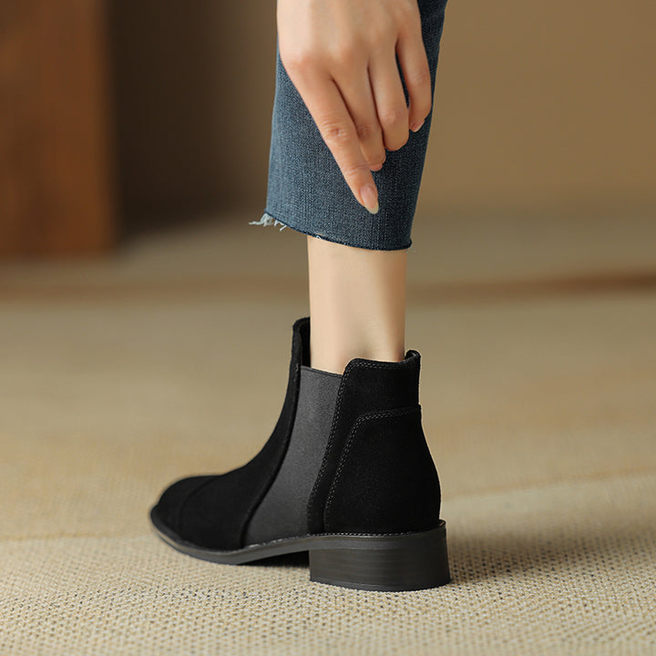 Zadie Genuine Suede Boots