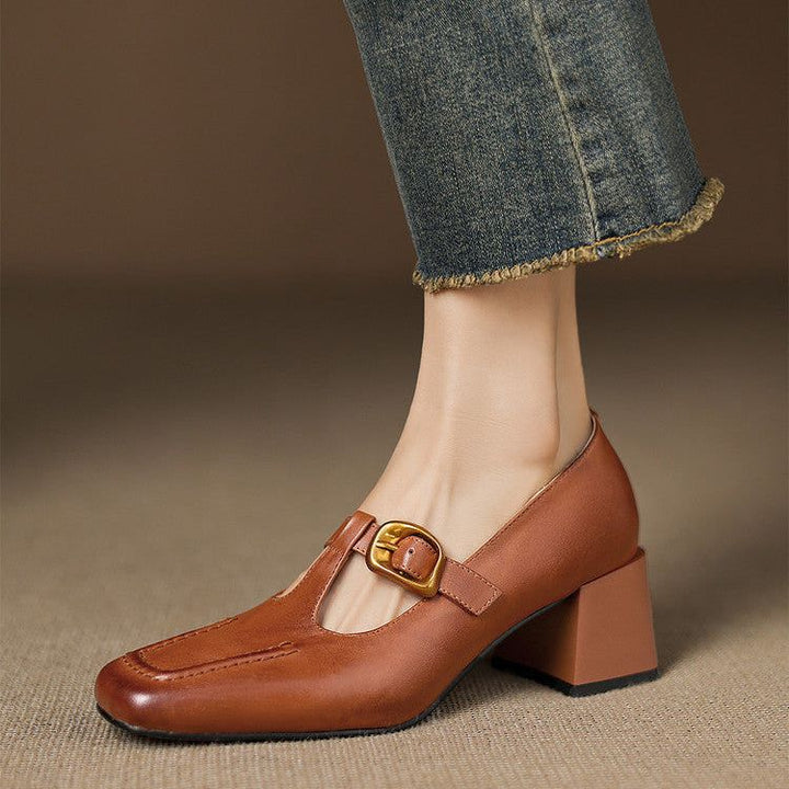 Morgan Genuine Leather Heels — photo 2