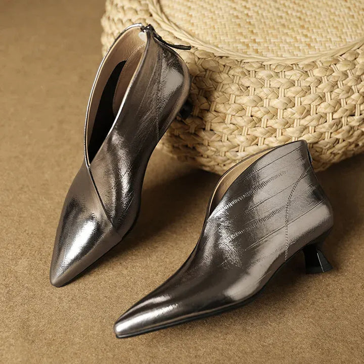 Clara Genuine Leather Ankle Boots — photo 4