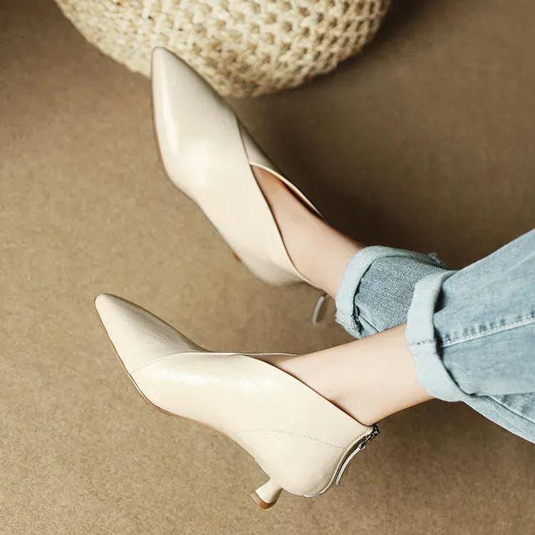 Clara Genuine Leather Ankle Boots — photo 24