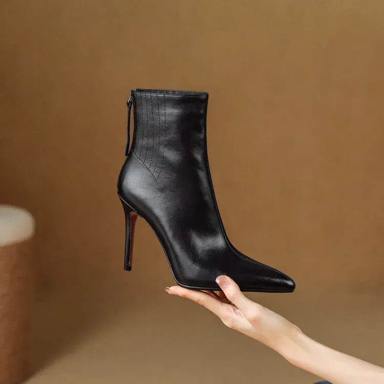 Elena Genuine Leather Boots — photo 14