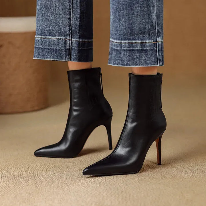 Elena Genuine Leather Boots — photo 16