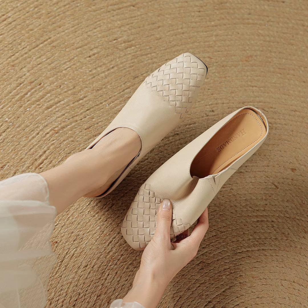 Helena Genuine Leather Mules — photo 2