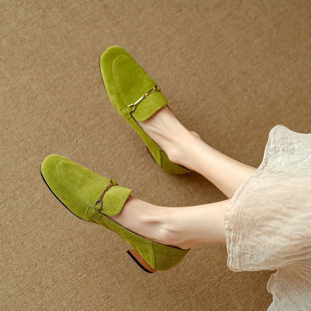 Jess Genuine Leather Loafers — photo 19