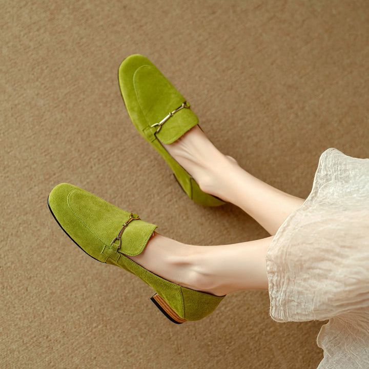 Jess Genuine Leather Loafers — photo 19