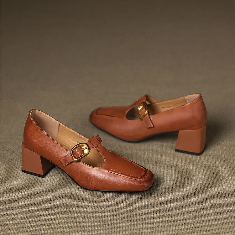 Morgan Genuine Leather Heels — photo 6