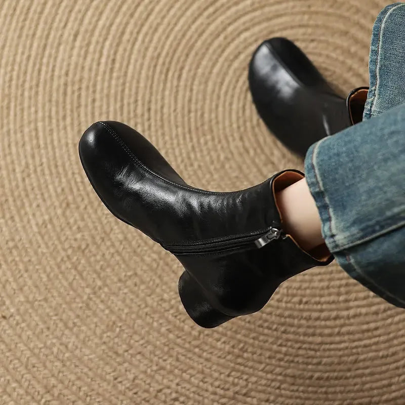 Clara Genuine Leather Boots — photo 18
