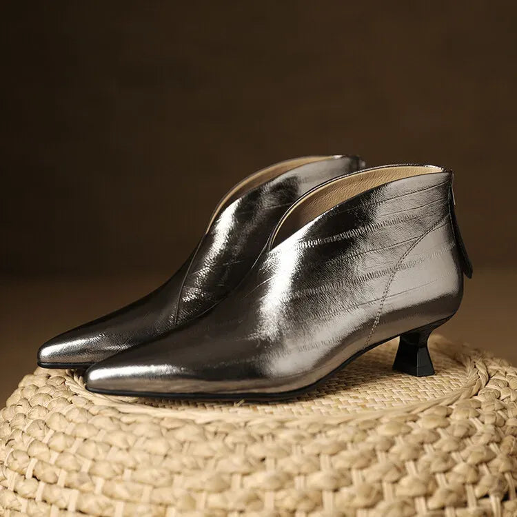 Clara Genuine Leather Ankle Boots — photo 5