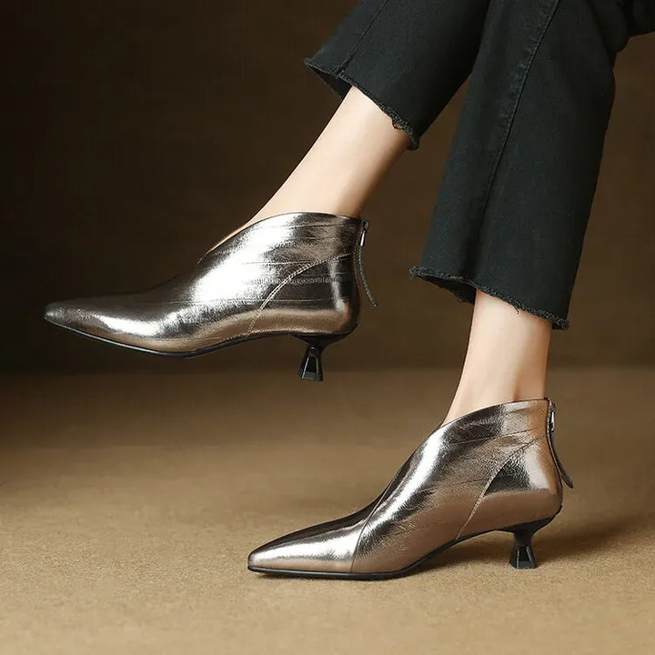 Clara Genuine Leather Ankle Boots — photo 13