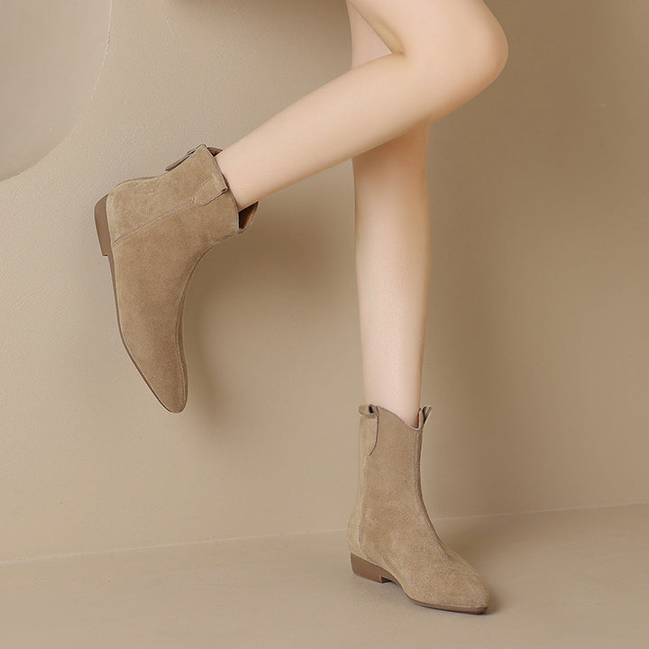 Renata Genuine Suede Chelsea Boots