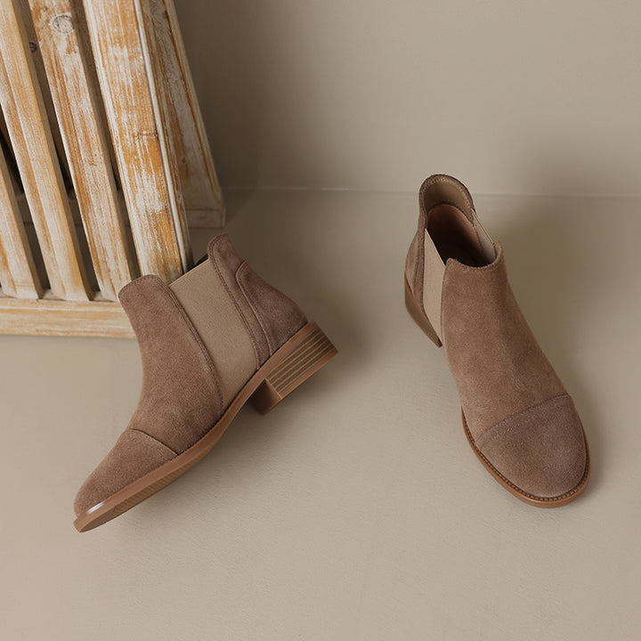 Zadie Genuine Suede Boots