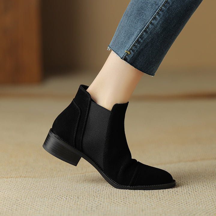 Zadie Genuine Suede Boots